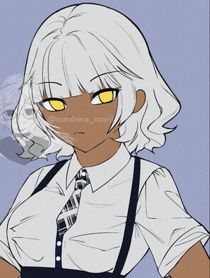 OC: bust - flat color